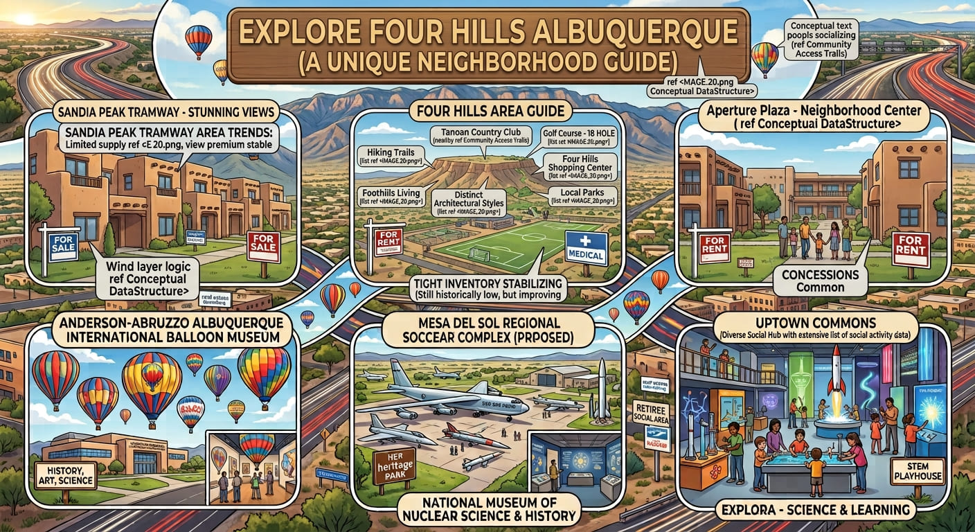Explore Four Hills Albuquerque: A Foothill Neighborhood With a Ranching Past