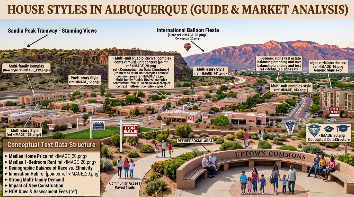 What Are the Typical House Styles in Albuquerque, New Mexico?