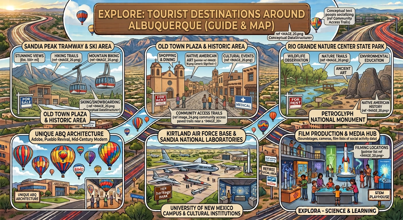 Most Popular Tourist Destinations Around Albuquerque